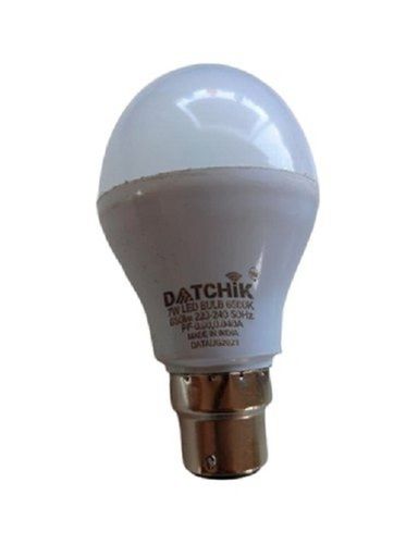 7 Watt Commercial And Domestic Indoor White Led Light Bulb For Home Body Material: Aluminum