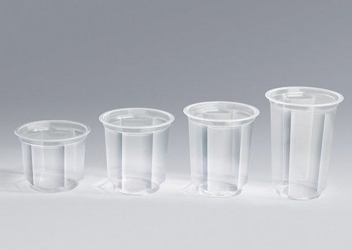 बायोडिग्रेडेबल इको-फ्रेंडली 5-इंच ट्रांसपेरेंट प्लेन डिस्पोजेबल प्लास्टिक ग्लास 