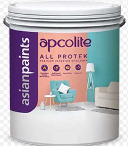 Decorative Paint Asian Paints Apcolite All Protek White Emulsion Wall Paint Smooth Wall Finish