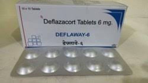 Deflaway 6 Deflazacort Tablet IP 6mg For For The Therapy Of Different Sicknesses And Conditions Like Provocative Circumstances Immune System Conditions And Malignant Growth