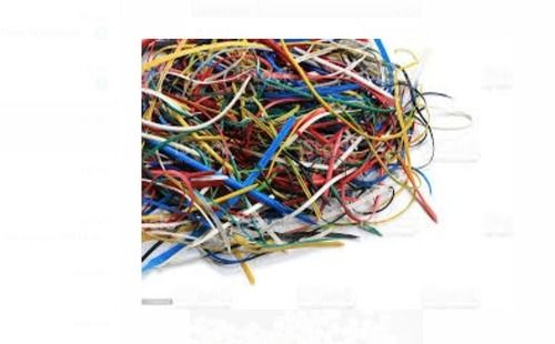 Multicolor Different Sizes And Reusable Multi Color Pvc Cable Scrap For Industrial