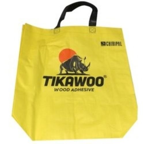 With Handle Eco Friendly Reusable And Washable Foldable Printed Non Woven Shopping Bag