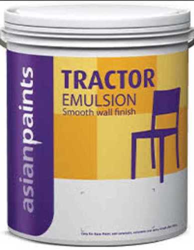 Exterior And Interior Walls, Asian Tractor Emulsion Smooth Wall Finish Paint Matte Delicate Sheen Finish Application: Wood