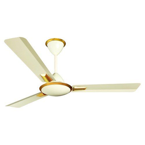 Fancy White And Golden Prime Decorative Ceiling Fan With Anti Dust Technology Blade Diameter: 3-6 Inch (In)