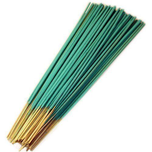 Straight Green Color Raw Agarbatti Sticks With Jasmine Flavour Fragrance And Eco Friendly