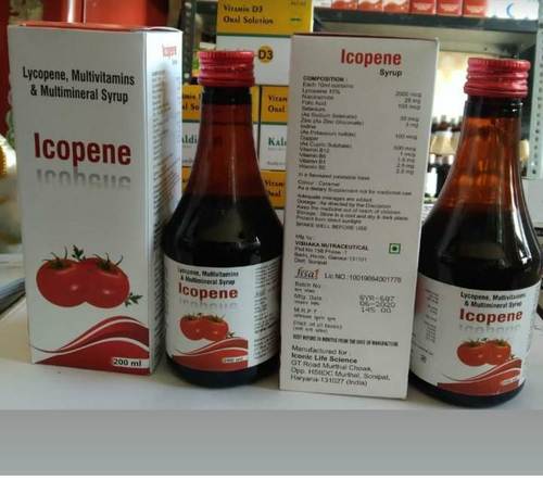 Icopene Lycopene Multivitamins And Multimineral Syrup 200 Ml Age Group: For Adults