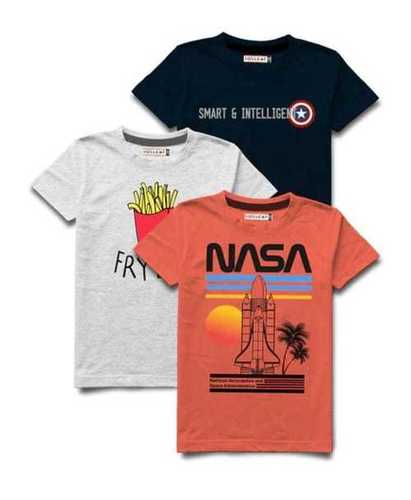 Kids Printed T-Shirts - Cotton, Sizes S/M/L | Vibrant Prints, Soft & Breathable, Quick Dry, Anti-Wrinkle, Comfortable Fit, No Fade