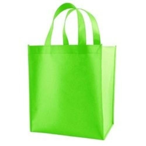 Light Green Color Reusable And Washable Non Woven Bag For Shopping