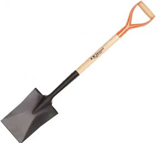 Plastic Coated Light Weight Gardening Digging Arrow Head Shovel With Wooden Finish Handle