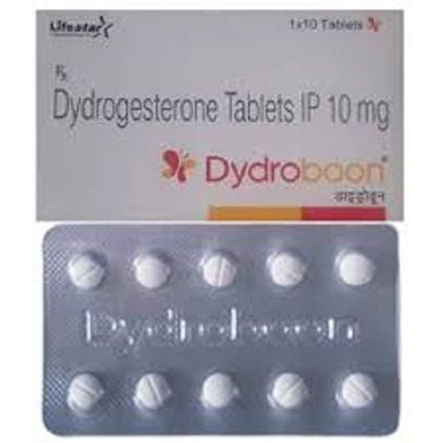 No Side Effect Dydroboon Dydrogsterone Tablet IP 10 Mg (1X10 Tablets Box Pack)