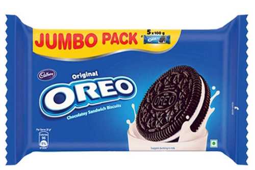 Normal Rich In Aroma Mouthwatering Taste Oreo Vanilla Jumbo Cream Biscuits