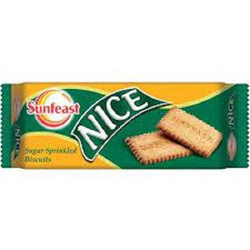 Normal Rich In Aroma Mouthwatering Taste Sunfeast Nice Sugar Sprinkled Biscuits Fat Content (%): 5 Percentage ( % )