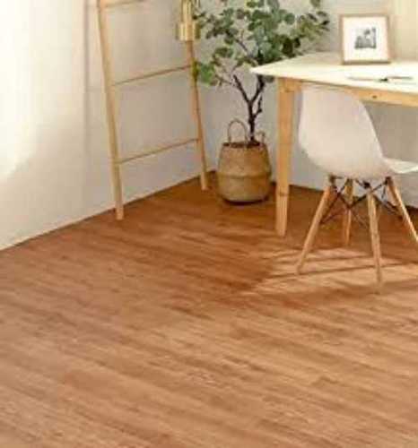 Pvc Wooden Flooring In Brown Color, Width 9 Inch, Roll Size 350 Square Feet