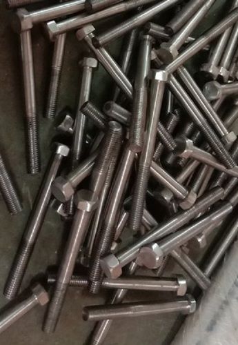 Silver Color Corkscrew Shaped Galvanized Titanium Bolts For Industrial Grade: Gr. 2