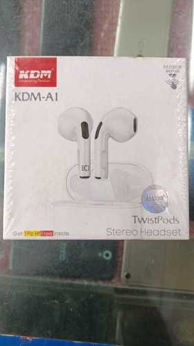 Truly Wireless Led Indicators And Multifunction Controls Bluetooth White Ear Buds Body Material: Plastic