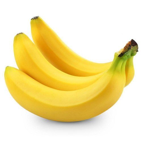 Yellow Color Fresh Banana With 5 Days Shelf Life, Rich In Vitamin C And E