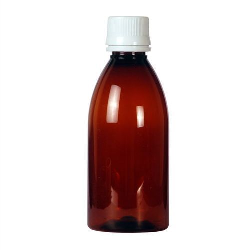 200Ml Brown Plastic Oval Medical Bottle Use For Medicine Storage Application: Fish