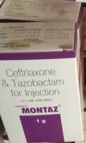 Ceftriaxone And Tazobactam For Injection 1G Allopathic