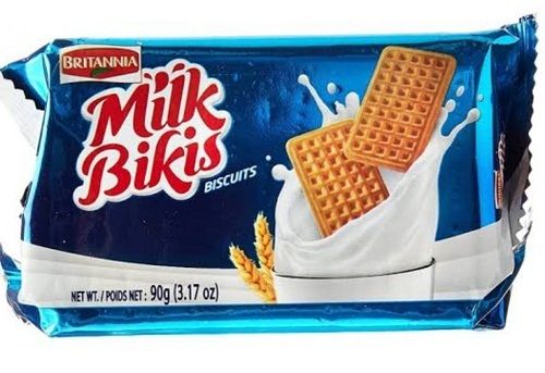 Easy To Digest Hygienic Prepared Sweet And Crispy Delicious Taste Britannia Milk Bikis Biscuits