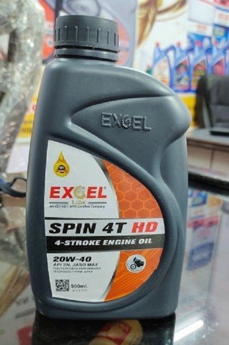 Friction Resistance Good For Engine Life Excel Spin 4T Hd Four Stroke Engine Oil Ash %: %