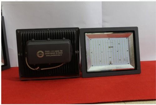 Silver Led Flood Light With 150 Watt Power And Related Voltage 240 With White Light