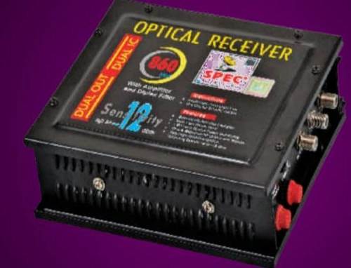 Optical Receiver Executive Black Semi Metal Battery Amplifier Module 860 Power: High Volt (V)