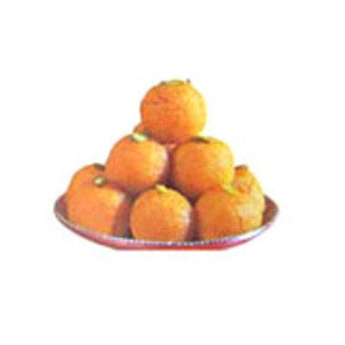 Orange Color 100% Fresh And Delicious Motichoor Ladoo