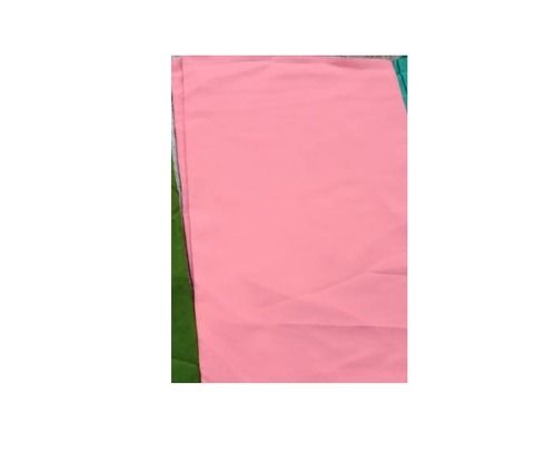 Plain Pink Color Fabric French Cotton Fabric, Easy Wash And Astar Use And Various Purpose