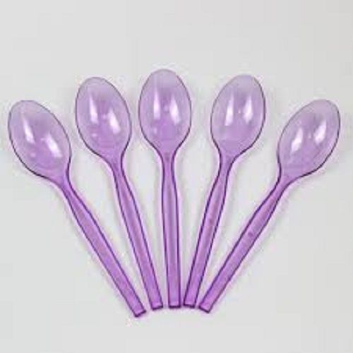 Eco-Friendly Purple Elegant Design Disposable Spoons For Party And Religious Function