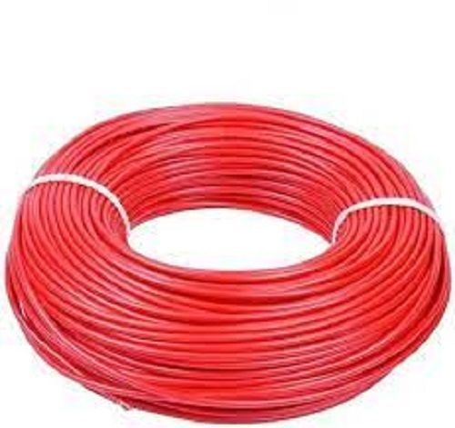 Pvc Coating Single Core Flexible Electric Copper Red Electrical Wire For Domestic And Industrial Frequency (Mhz): 50-60 Hertz (Hz)