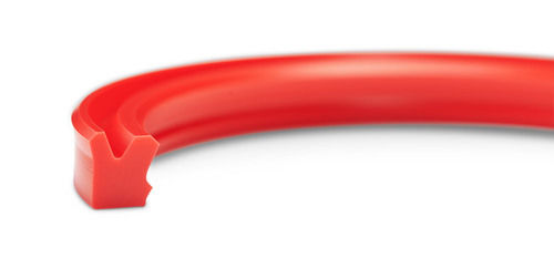 Red Polyurethane Pu Rod Seals For Fluid Application: Industrial