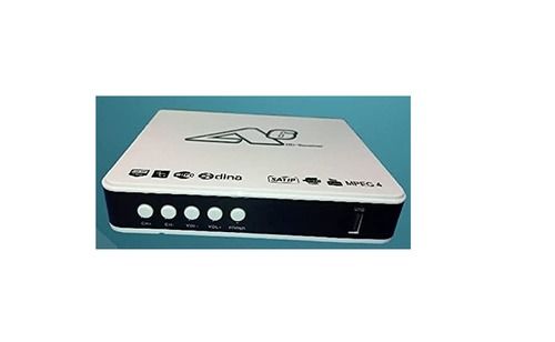 Fiber Satellite Receiver Full Hd 1080P Mpeg-4 With Pend Rive Slot In White Color 