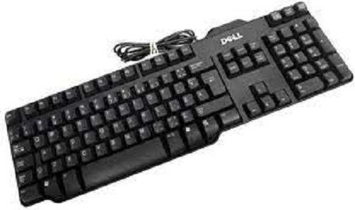 Black Wired Multimedia Usb Keyboard With Super Quite Plunger Keys With Spill Resistant