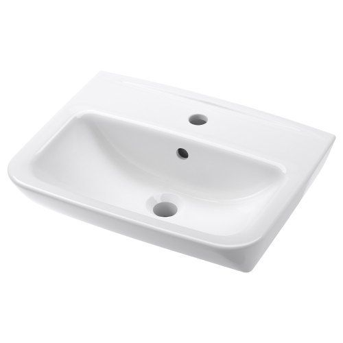 Pvc 100% Scratch Proof Ceramic Wall Mounted Rectangular Wash Basin For Bathroom