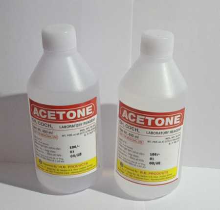 Pure Acetone 400 Ml Liquid