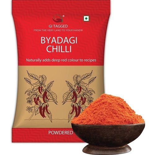 Fresh Hygienically Blended No Preservative Pure Ground Dried Byadgi Red Chili Powder