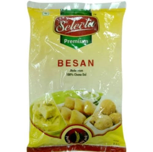 Selecta Premium Fresh Besan, Gluten Free Made With 100% Chana Dal Additives: Gram Flour