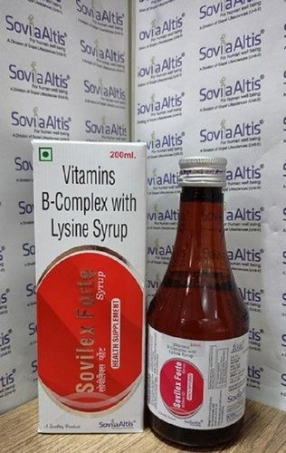 Lysine Syrup के साथ Sovilex Forte विटामिन बी-कॉम्प्लेक्स सामान्य दवाएं