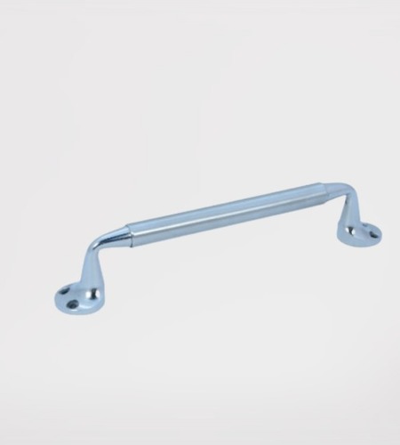Stainless Steel Door Handle - 8 Inch Size, Silver Color | Heavy Duty Durable Design Perfect for Kitchen and Bathroom Finishing Touch
