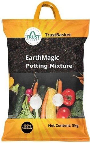 100% Organic Earthmagic Potting Mixture Agricultural Fertilizer, Pack Size 5 Kg