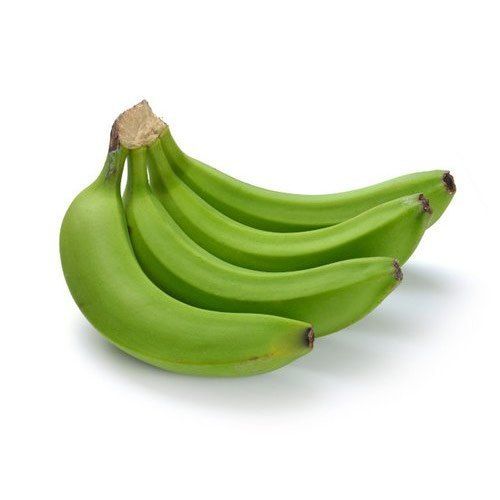 100 Percent Fresh, Organic And Helathy Green Bananas With Vitamin C Or Dietary Fiber 