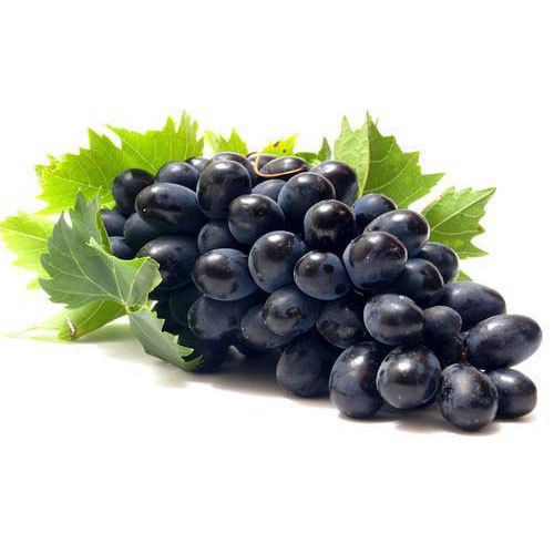 100 Percent Pure, Healthy Or Organic And No Artificial Flavour Black Grapes