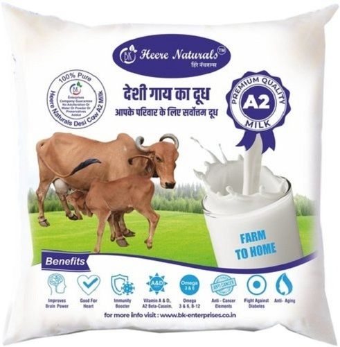 100% Pure Organic A2 Cow Milk(Good For Heart And Immunity Booster) Age Group: Old-Aged