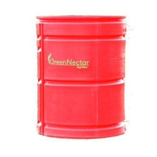 Tin 2.5 Feet And Cylindrical Shape Slurry Filter Tank In Red Color