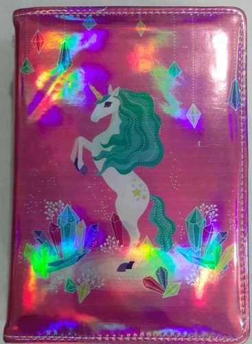 Best Price Pink Color Unicorn Print Leather Diary For Kids And Adults Perfect Binding