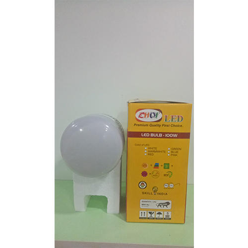 White Eco Friendly And Energy Efficient Aluminum 100W Led Bulb