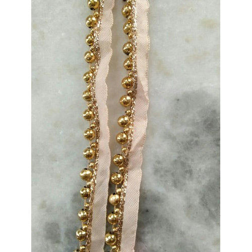 Golden Moti Border Laces(Attractive Pattern And Fine Finish)