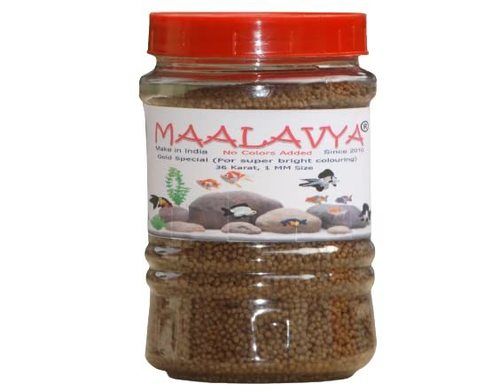 Maalavya 100 Gm Fish Feed (1.2 Mm Red-green Pellets) Economy