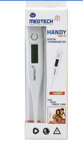 White Medtech Handy Temperature Digital Thermometer For Your Family Care