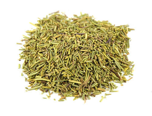 Natural Dry Rosemary Herbs For Cookig Food With Green Color
